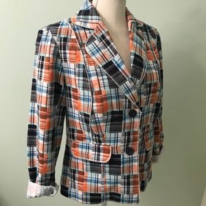 Peck& Peck Weekend  patchwork cotton jacket